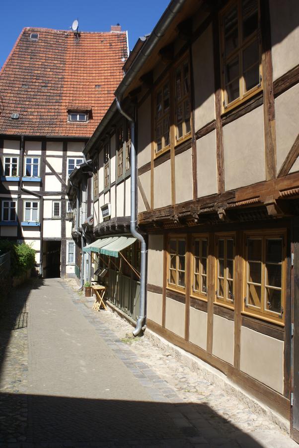 Ferienwohnung Im Schuhhof Quedlinburg Exterior foto