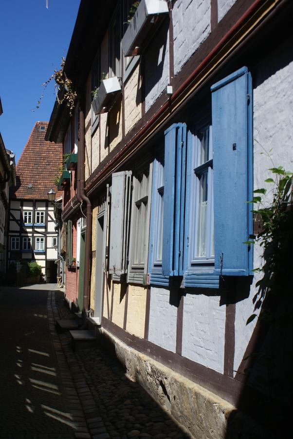 Ferienwohnung Im Schuhhof Quedlinburg Exterior foto