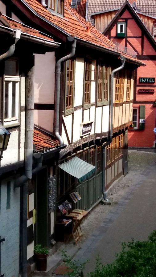 Ferienwohnung Im Schuhhof Quedlinburg Exterior foto